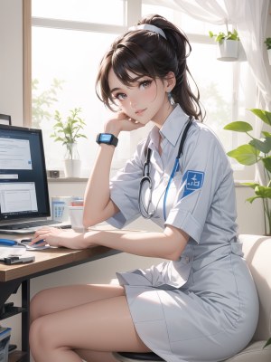 白衣の悪戯