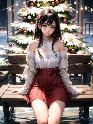 クリスマスツリーが照らす欲情