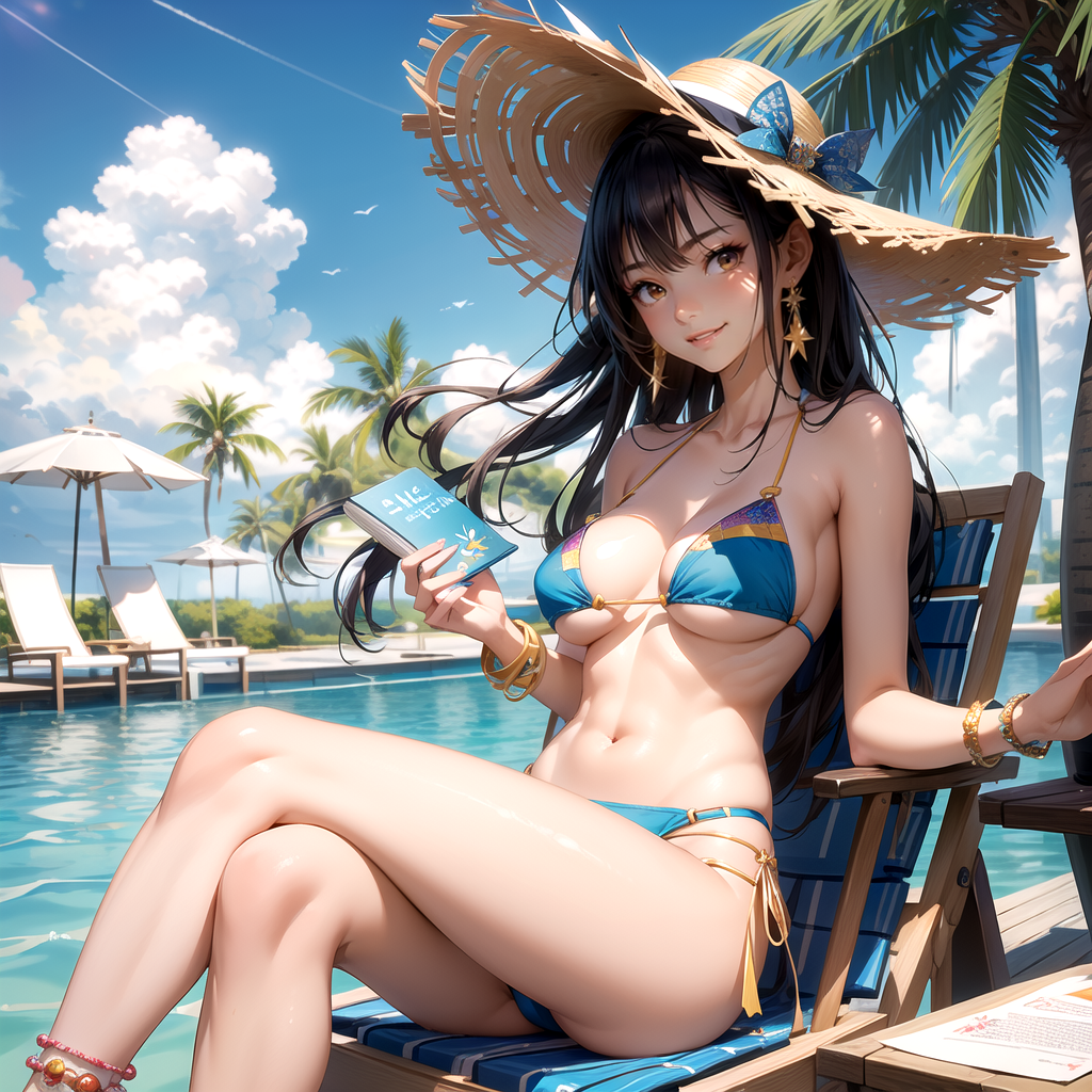 プールサイドの誘惑 表紙