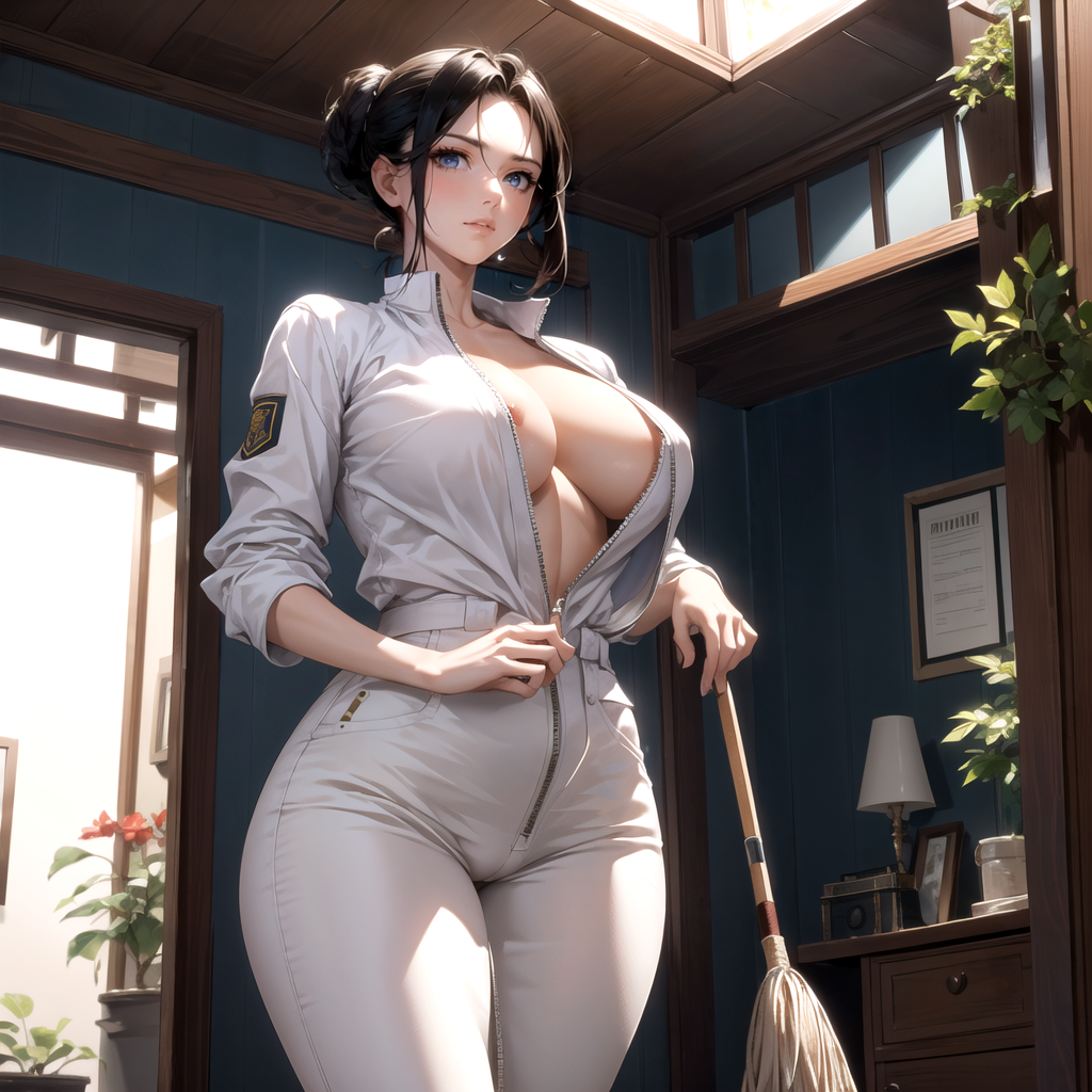 欲望に濡れた清掃婦 表紙