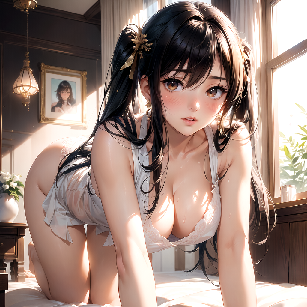 乱れるツインテールの夜 表紙
