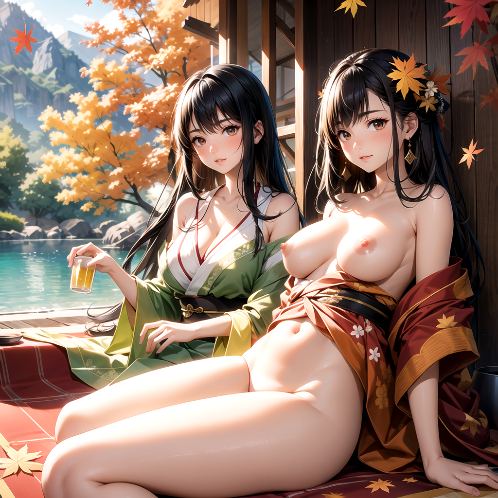 地酒に溶ける紅葉の囁き 表紙