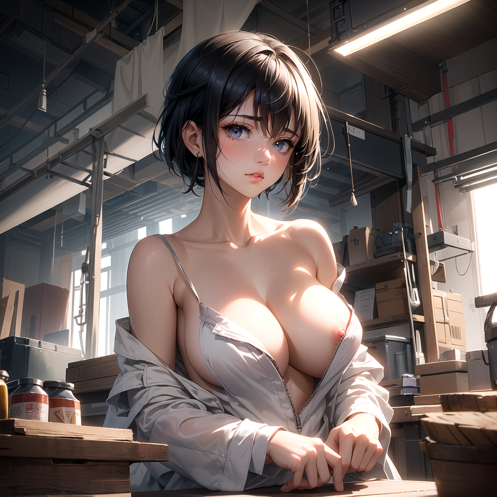 熱を帯びた作業服 表紙